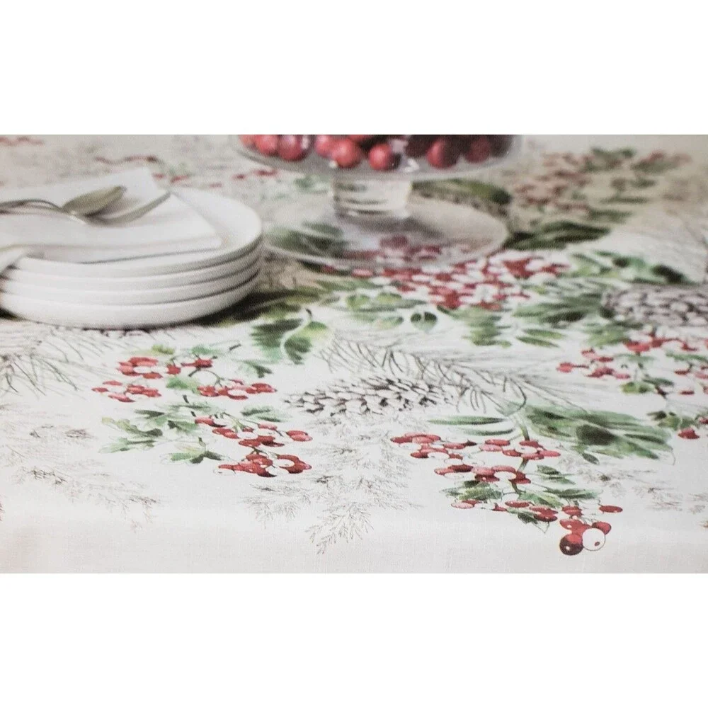Printed Fabric Tablecloth 60